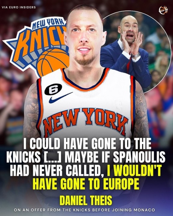 泰斯：签约摩纳哥之前收到过尼克斯的报价 斯潘教练的招募很关键